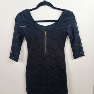 Stunning mini sexy black dress